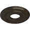 Ekena Millwork Classic Ceiling Medallion (Canopies up to 7 1/4"), 12 3/8"OD x 4"ID x 1 1/8"P, Stone Hearth Crackle CM12CLSHC - alternate 4
